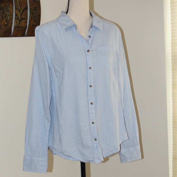 BONGO, striped button down shirt - Picture 1 of 11